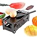 Kudoo Cheese Raclette, con Mango de Madera Raclette Table Grill, Cocina para Hacer Queso para el hogar en Cualquier Lugar Que desee