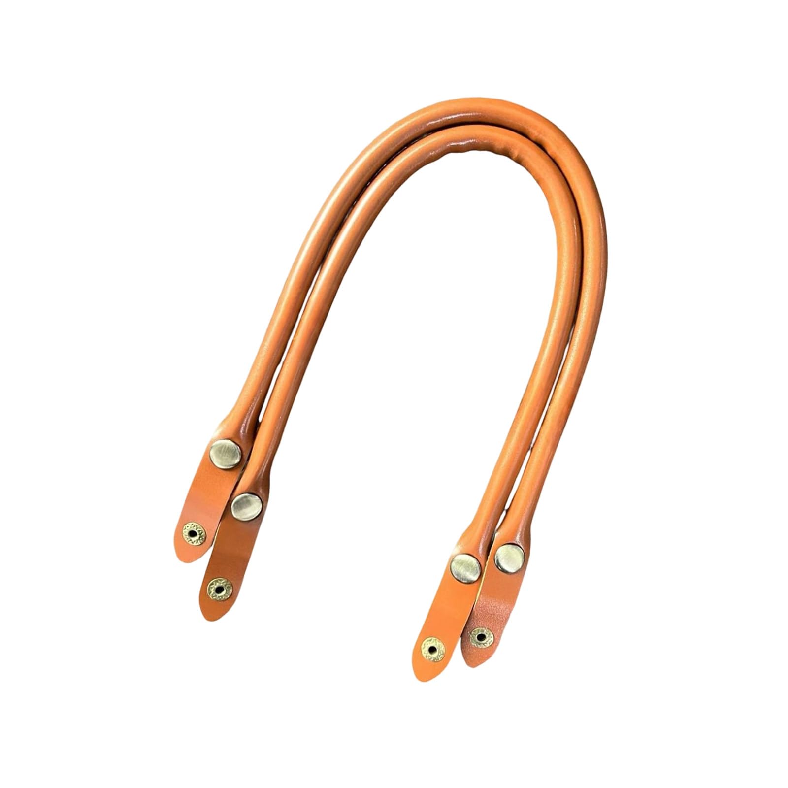 PU Leather Handles 47cm with Quick-Release Snaps Interchangeable Strap for Tote Bags Briefcases Travel Accessories Easy Install PU Handbag Handle