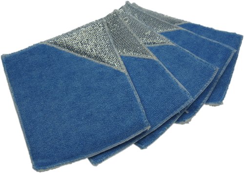 PutzTeufel Putzhexe Wunderschwamm Küchentücher, 5tlg Set, blau Das Original aus dem TV !!!