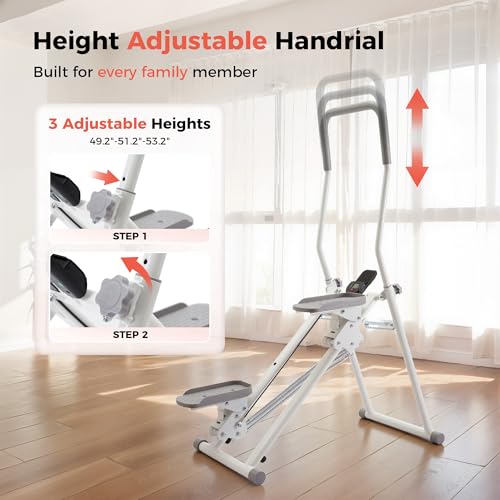 Image of Steppers for Exercise at Home, 2.0 Step Machine 3-Level Adjustable Resistance, Stair Climber for Full Body Workout with Extra-Large Non-Slip Pedals, Holds Up to 350 lbs, Ideal for Women Men