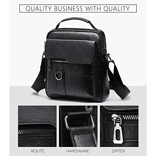 SDINAZ Borsello Uomo Borsa a Tracolla Vintage