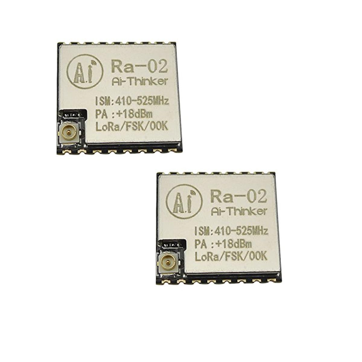 2pcs LoRa SX1278 433M 10KM Wireless Spread Spectrum Transmission Module Ra-02 IPEX Socket DIY Kit for SPI GPIO Interface