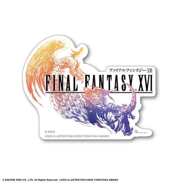 Amazon.co.jp: ファイナルファンタジーXVI ロゴステッカー : 文房具