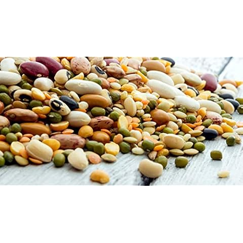 500g Organic Beans and Pulses Legumes Mix Butter Beans Black Eyed Beans Kidney Beans Chickpeas Greem Peas Green Gram Muth Beans Pigeon Peas Black Lentils Proteins Vegan Mixture of Beans Vadu Cover
