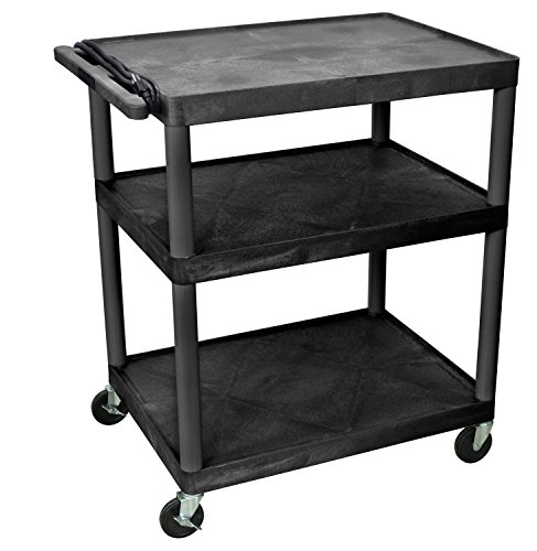 Luxor AV Cart, 40 Inch — LP40E-B 40″H Large Luxor AV Cart, 40 Inch — LP40E-B 40″H Large