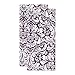 DII Cotton Dish Towel Set Damask Print, 18x28, Eggplant, 2 Count