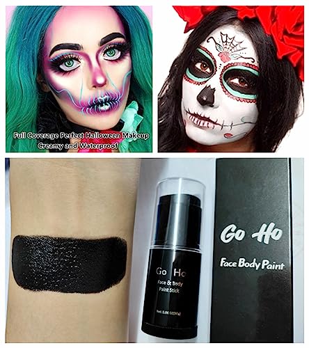Go Ho Cream-Blendable Purple Face Paint Stick (1.06 Oz),Purple Full Body Paint Makeup Stick For Adults Children Halloween Cosplay Sfx Makeup,Waterproof Purple Eye Black Stick #TOP4