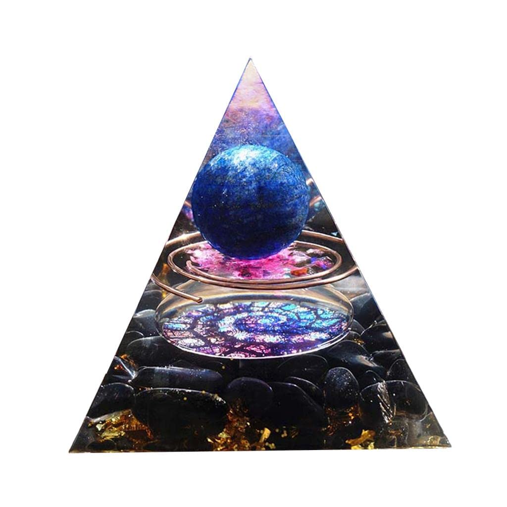 Cristal Reiki bleu en pyramide ATORSE pour enrichir vos séances de méditation