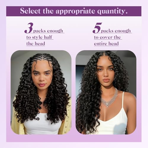 Feather Crochet Hair 16Inch Deep Wave for Black Women