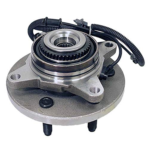 [Set Of 2] Longgo 515119 4X4 4Wd Front Wheel Hub Bearing Assembly Replacement For 2009 2010 F-150 - Driver Or Passenger Side - 515119 - 6 Lug W/ Abs [Not For Heavy Duty Payload Models] #TOP1