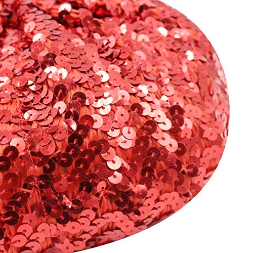 Aibearty Women Sparkly Sequin Beret Hat Fashion Fun Stretch Beanie Cap Headwear For Party Club Dance thumb #6