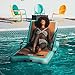 BOTE Aero Inflatable Hangout Suite Lounge Float Chair Removable Back Rest Adjustable Reclining Pool Lake Beach Adults Kids Family Friendly 8 FT Blow Up Multiple Color Options