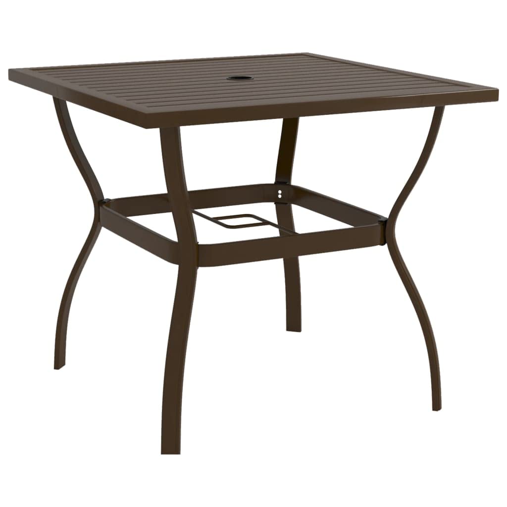 KCCKOM Patio Table Brown 32.1
