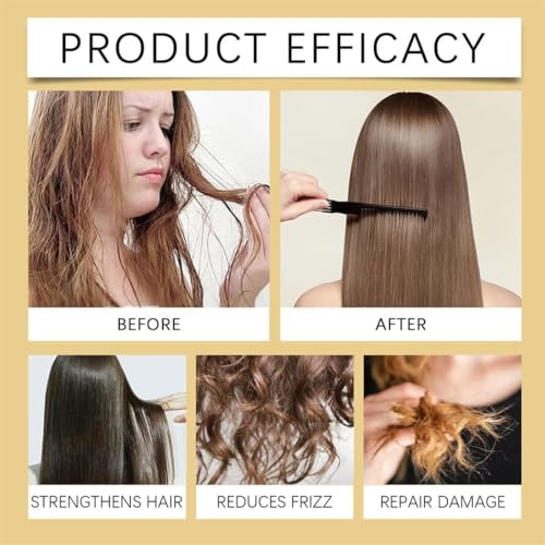 Crème protéinée cheveux secs et crépus routine matinale sans frisottis 500 ml - 6