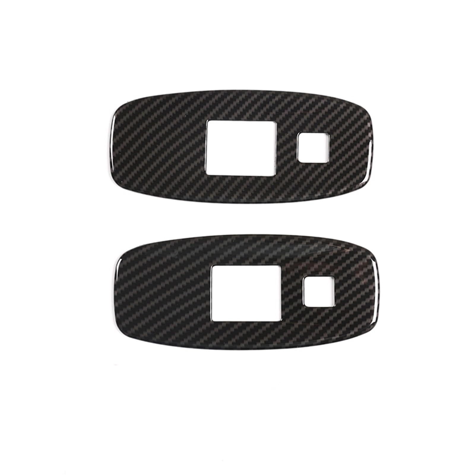 Hrtsdnlc Carbon Fiber Automotive Components Abs Chrome Car Seat Back Usb Port Panel Frame Cover Trim Sticker For Land Rover For Defender 90 110 2020-2021(Carbon Fiber)