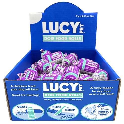 Image of Lucy Pet Products Chicken Formula Dog Food Rolls, 2.75oz /36 Count Box (100600072)