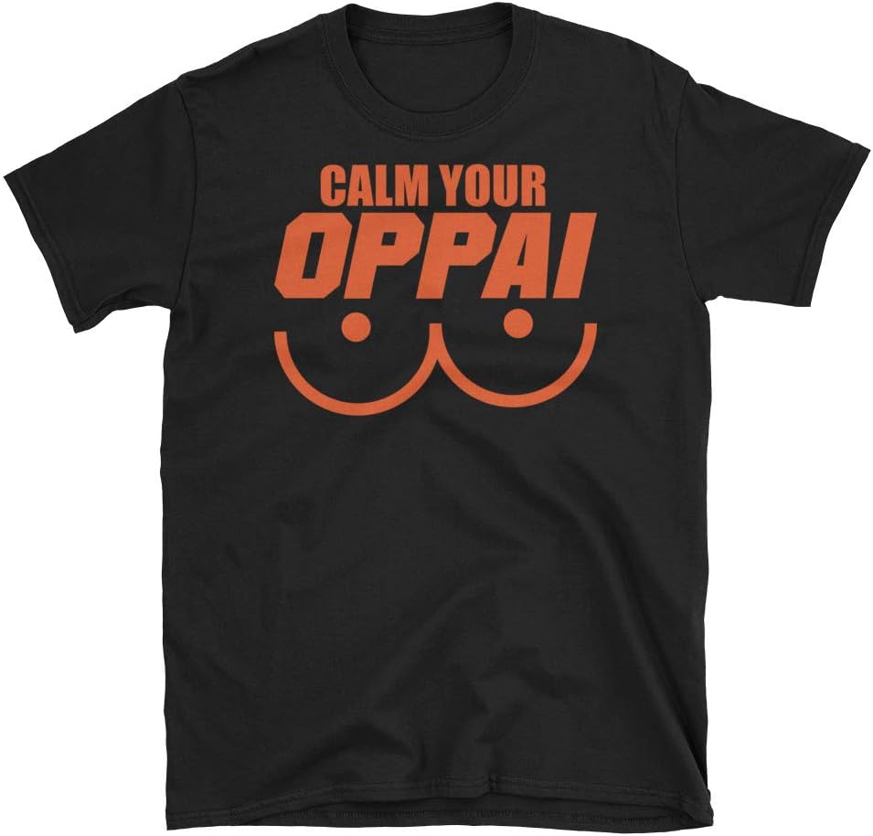 Calm Your Oppai Anime Otaku Japanese Anime Clothing Saitama OK T-Shirt