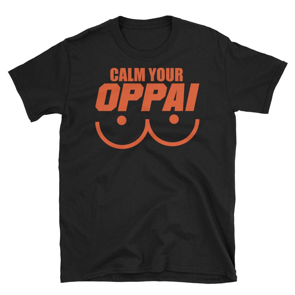 Calm Your Oppai Anime Otaku Japanese Anime Clothing Saitama OK T-Shirt