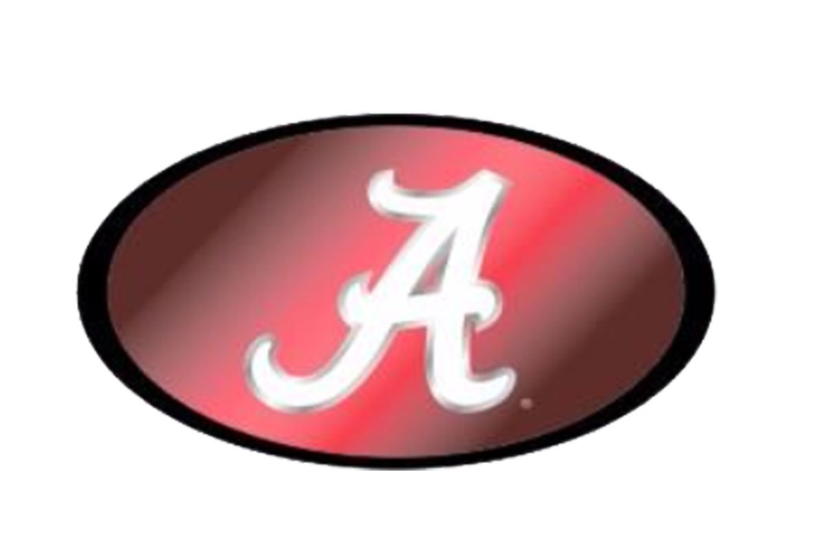 Craftique Alabama Crimson Tide Mirror Domed Hitch Cover