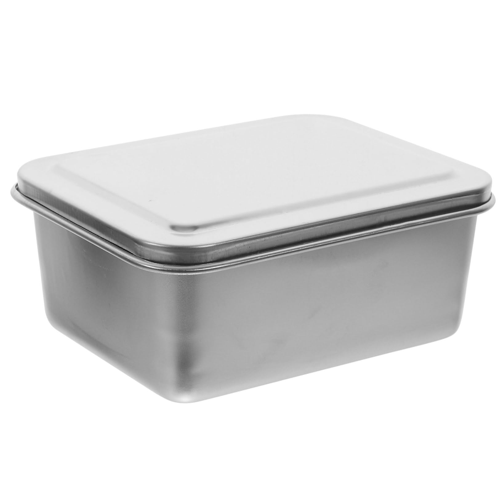 CIYODO Set of 4 Cake Pans Nonstick Baking Pan with Tiramisu Lid Stainless Steel for Baking