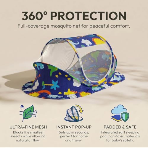 Image of StarAndDaisy Baby Mosquito net for Baby, Breathable mesh-Sleeping Nest for Baby's Peaceful Sleep, Baby Sleeping Pod.