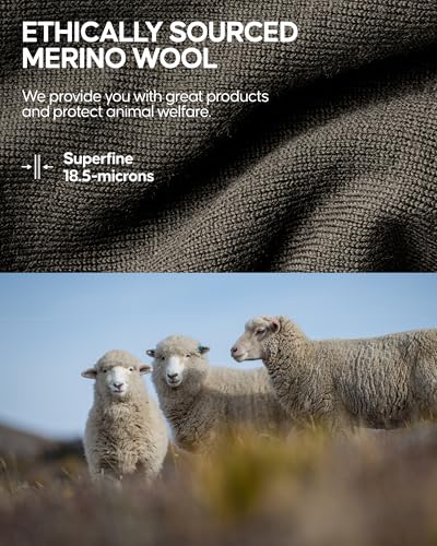 Image of DANISH ENDURANCE Merino Wool Neck Gaiter, Warm Multifunctional Face Cover