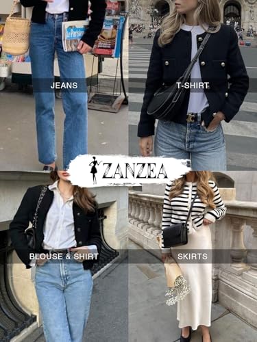 ZANZEA Cardigan Sweaters for Women 2025 Fall Winter Outfits Chunky Cropped Button Down Knit Sweater Jackets4