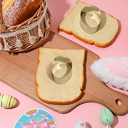 Easter Cookie Cutters Bunny Cookie Cutter Easter Egg Cookie Cutter Shamrock Cookie Cutters For Baking (Animal Style,1.7 X 3.3/2.1 X 2.8 Inch) #TOP5