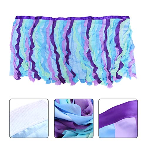 SOIMISS Kerst tafelrok golvende bureaurok feestaccessoires tafelversiering (blauw) - Image 6