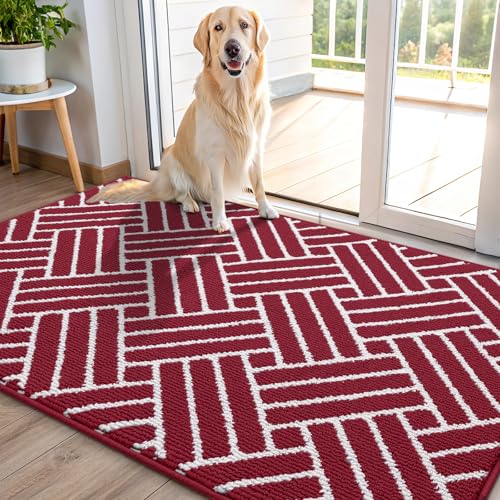 OLANLY Indoor Door Mat, 48x32 Inch, Dirt Resistant and Absorbent,