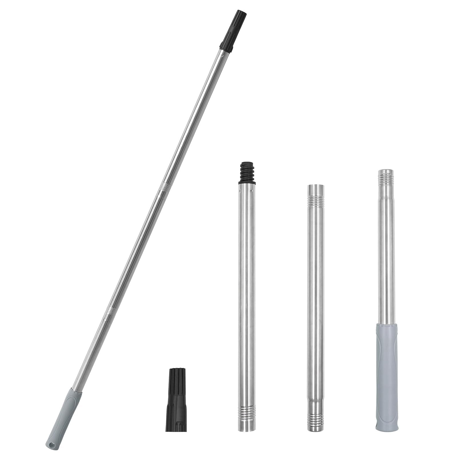 ROLLINGDOG Extension Pole for Painting -3 Segmented (30-90 cm) Stainless Steel Paint Roller Extension Pole