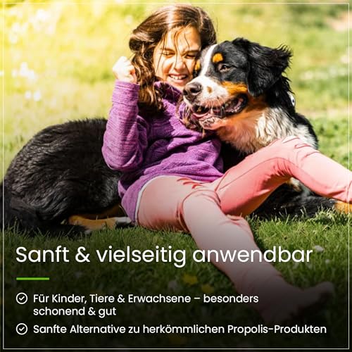 Propolis-Tropfen ohne Alkohol auch für Kinder und Tiere geeignet– 30ml - Reines Propolis-Extrakt vom Imker aus Deutschland - keine Zusatzstoffe