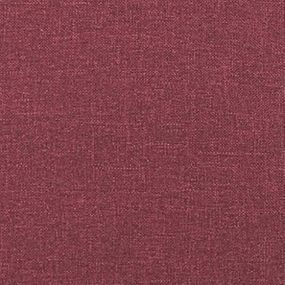 2-TLG. Sofagarnitur mit Kissen Weinrot Stoff,Stylische Weinrote Couchgarnitur | Bequeme Komfortzone für Wohnzimmer und Entspannung Wohnzimmer, Sofas – Bild 7