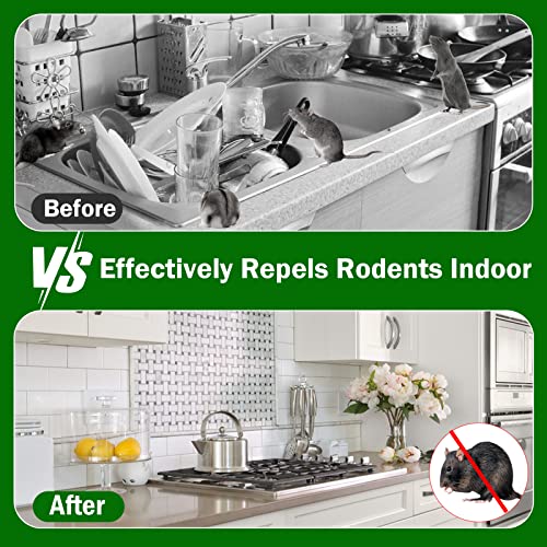 Ultrasir Natural Rodent Repellent 10 Pouches, Indoor And Outdoor Repel Mice, Rats, Squirrels, Long-Lasting, Safe And Effective, Up To 90 Days Protection #TOP2
