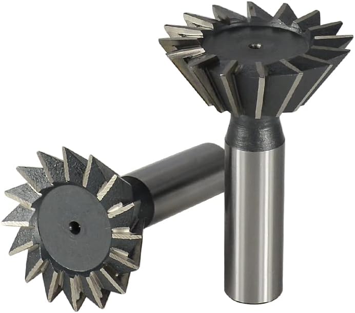 Dovetail Milling Cutter HSS End Mills High Speed Steel CNC Machine Router Bit,16x60 Degrees