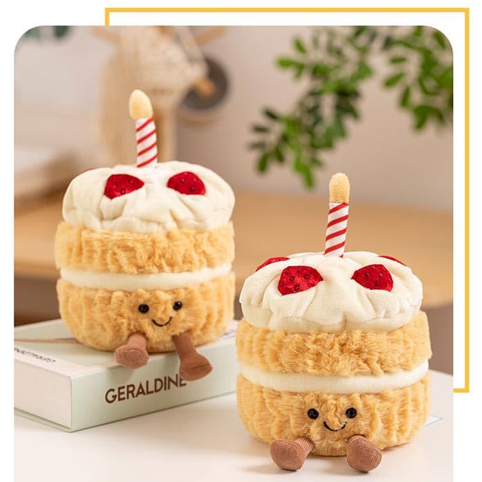 Amazon.co.jp: バースデイ ぬいぐるみ スウィーツ バースデーケーキ