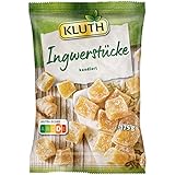 Kluth Ingwerstücke kandiert und gezuckert Premium Snack 175g