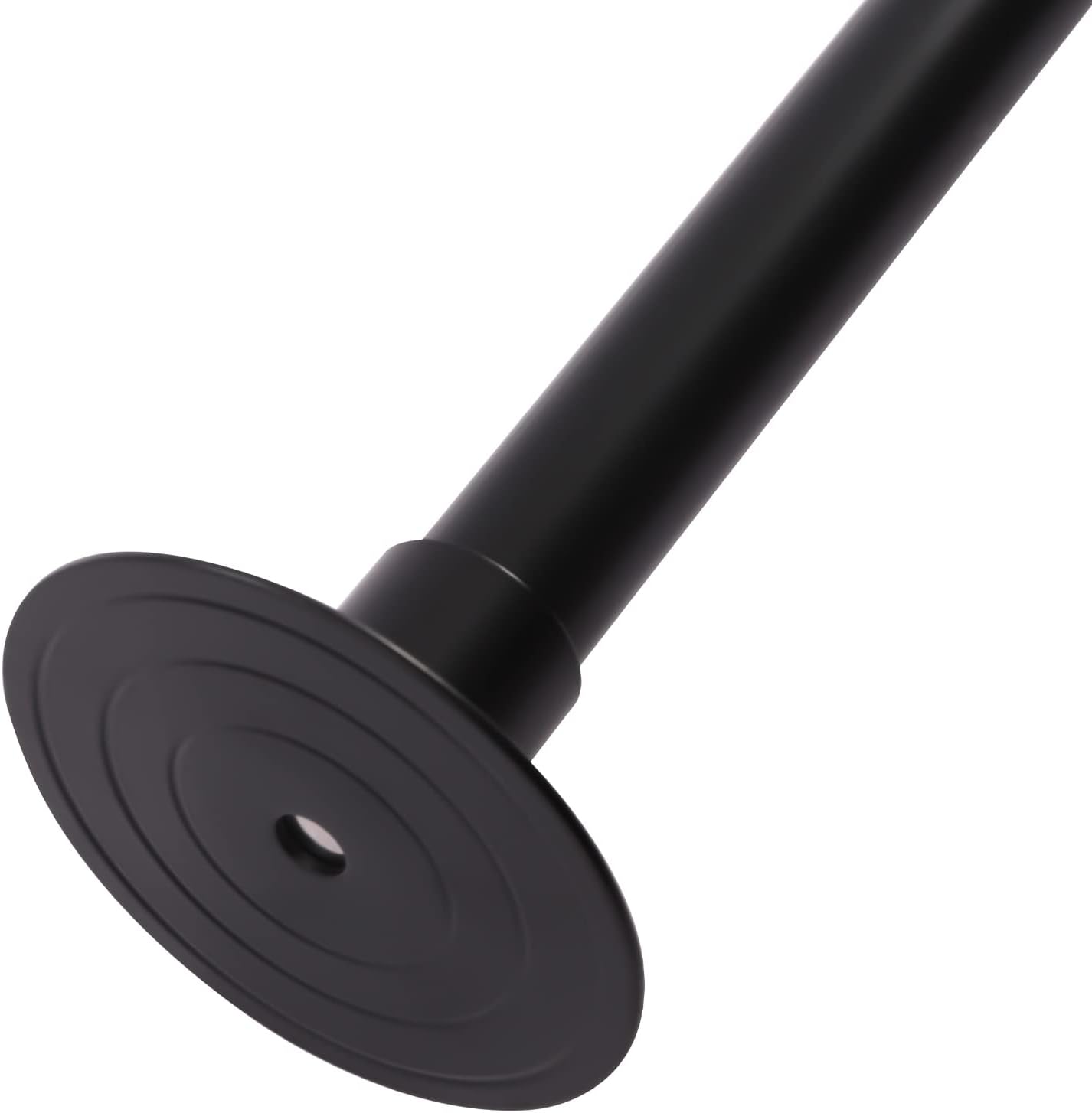 Shower Curtain Rods Rust proof Shower Rod Shower Curtain Rail Round Shower Rods for Bathroom Black