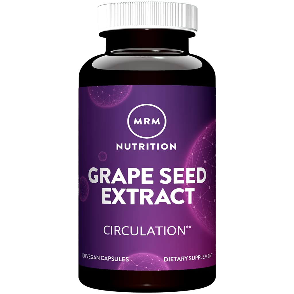 Nutrition Grape Seed Extract | Circulation | Antioxidants | Anti-agning | Gluten Free + Vegan | 100 Servings
