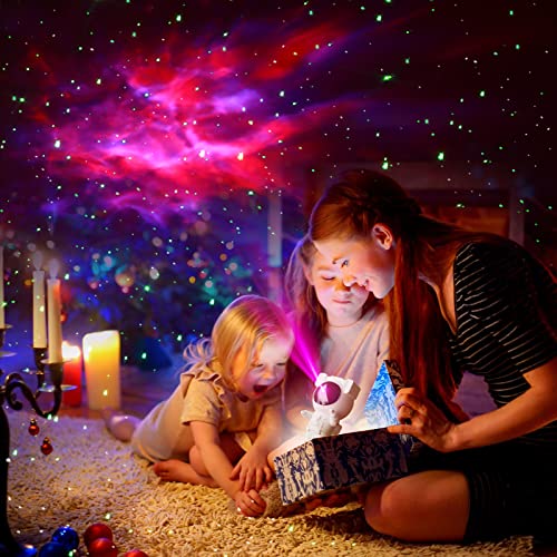 Astronaut Light Projector Kids Star Galaxy Night Light, Galaxy Light Star Projector With Timer Remote, 8 Nebula Modes 360° Rotation Astro Projector For Bedroom, Home Theater, Gaming Room, Party #TOP5