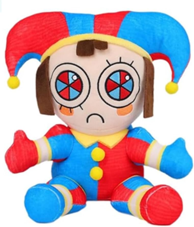 The Amazing Pomni Jax Plush Rabbit Clown Birthday Toys 2023 New for Kids and Adults