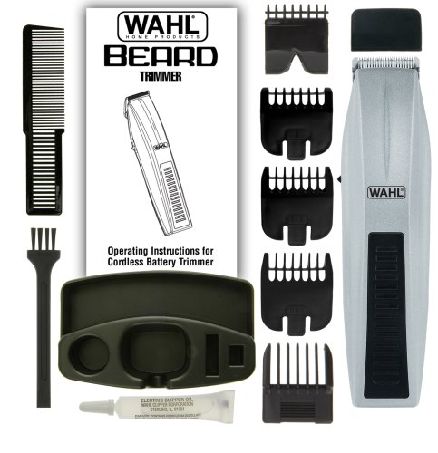 Wahl 5537-506 Cordless/Battery Operated Beard & Mustache Trimmer #TOP1