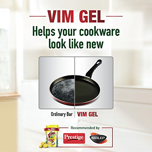 Image of Vim Dishwash Liquid Gel Lemon Refill Pouch, With Power Of Lemons, Leaves No Residue, Refreshing Dishwash Experience, 225 ml