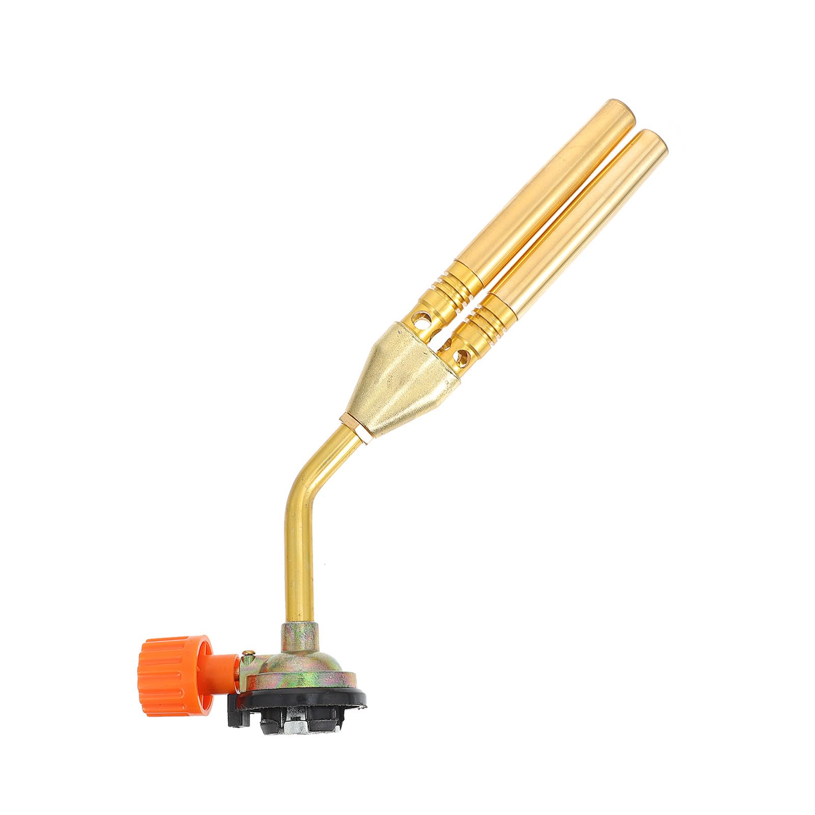 Torche à gaz réglable double tube pour soudage portable et camping sauvage