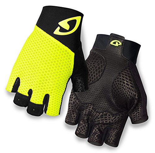 Giro GG20140 Mens Zero Ii Road Gloves, Blk/Hi Yellow - S
