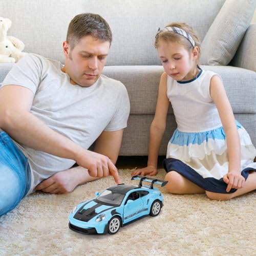 Modelo de auto Porsche 911 GT3 RS a escala 1:36 miniatura 5