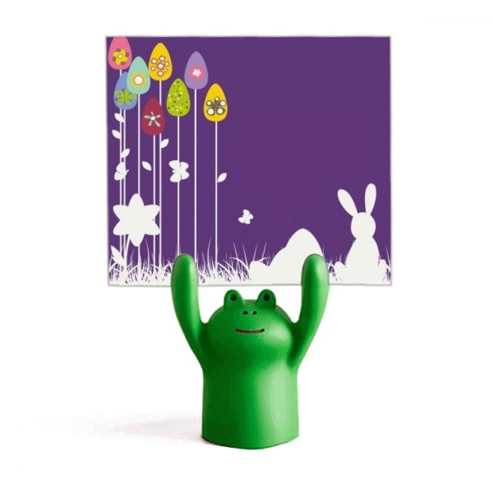 Porte-mémo grenouille violet de Pâques pour ranger vos notes - 4
