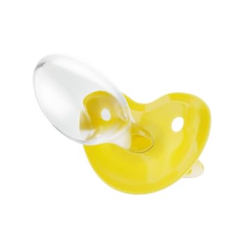 Pacifier Addict - Fixx - JUMBO Functional Adult XXL Silicone Pacifier - Size 10 (Bright Yellow)