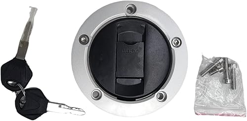 XDF Tapa de tanque de combustible de gas compatible con Suzuki GSXR 600 750 1000 1100 TL1000R 1998-2003, TL1000S 1997-2001 VX800 1990-1996 GSX 400