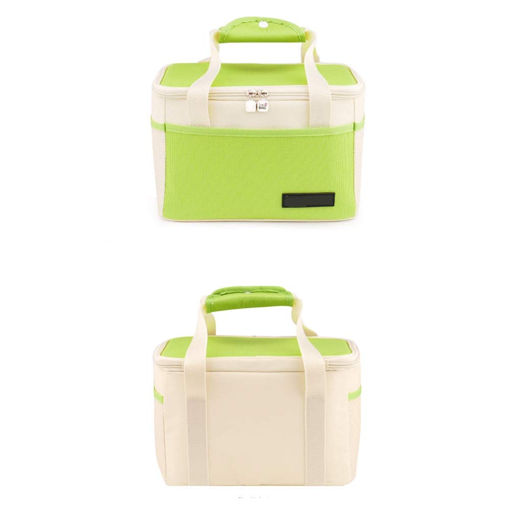 Bolsa de Picnic Bolsas bento de lona portátiles for el almuerzo Bolsas de Almuerzo(Orange)